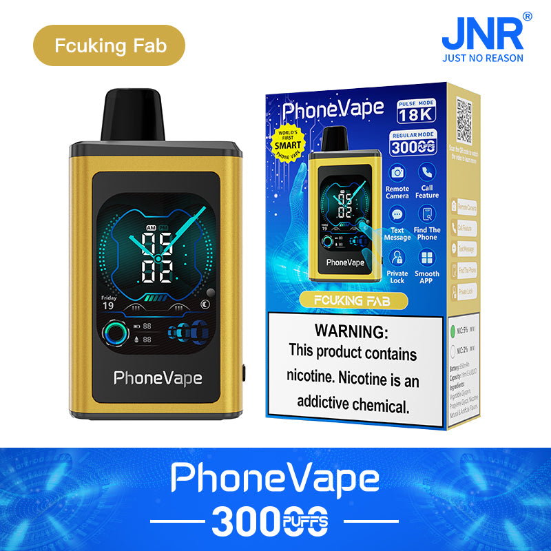 (5-boxes)JNR PhoneVape 30K Disposable Vape-Fcuking Fab