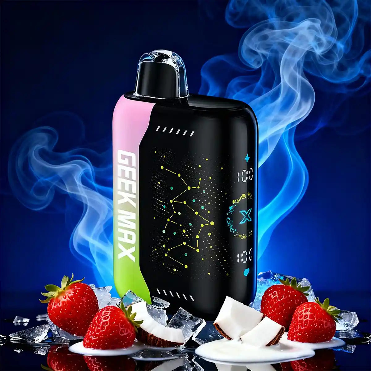 Strawberry Coconut Cream | Geek Max 30000 Puffs Disposable Vape