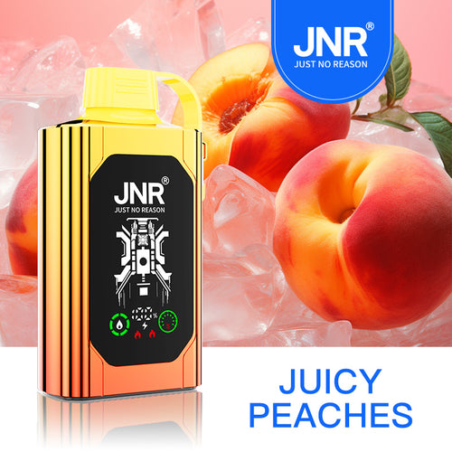 (5-boxes)JNR Shisha Hookah Box 30K Disposable Vape-Juicy Peaches