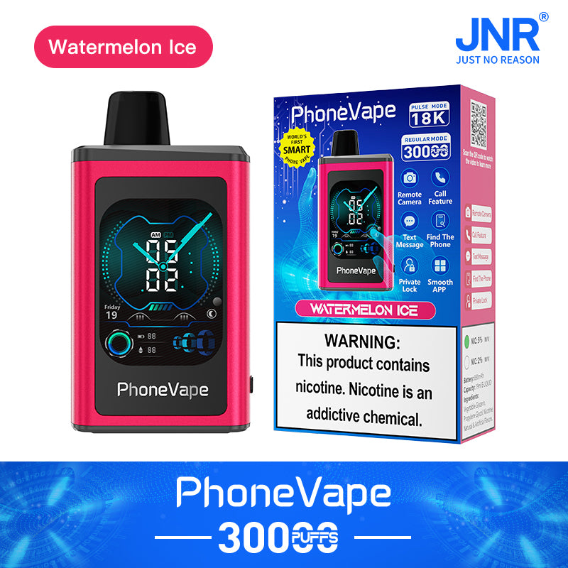 (5-boxes)JNR PhoneVape 30K Disposable Vape-Watermelon lce
