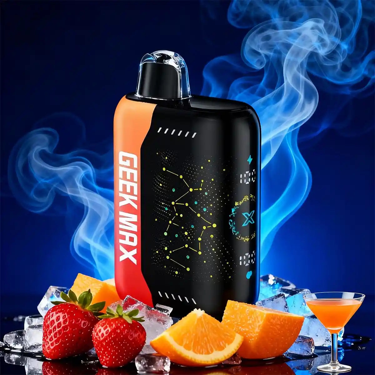 Strawberry Orange Colada | Geek Max 30000 Puffs Disposable Vape