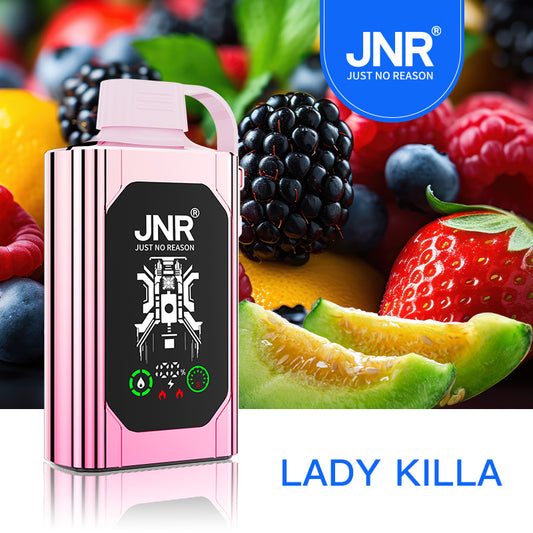 (5-boxes)JNR Shisha Hookah Box 30K Disposable Vape-Lady Killa