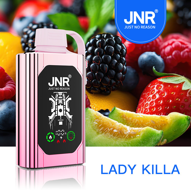 (5-boxes)JNR Shisha Hookah Box 30K Disposable Vape-Lady Killa